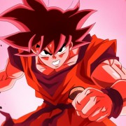 Goku Red Dragonball Z Wallpaper for Desktop and Mobiles