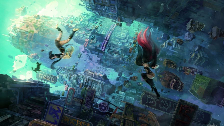 Gravity Rush 2 HD Wallpaper