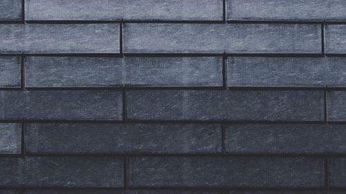 Gray bricks on the wall HD Wallpaper