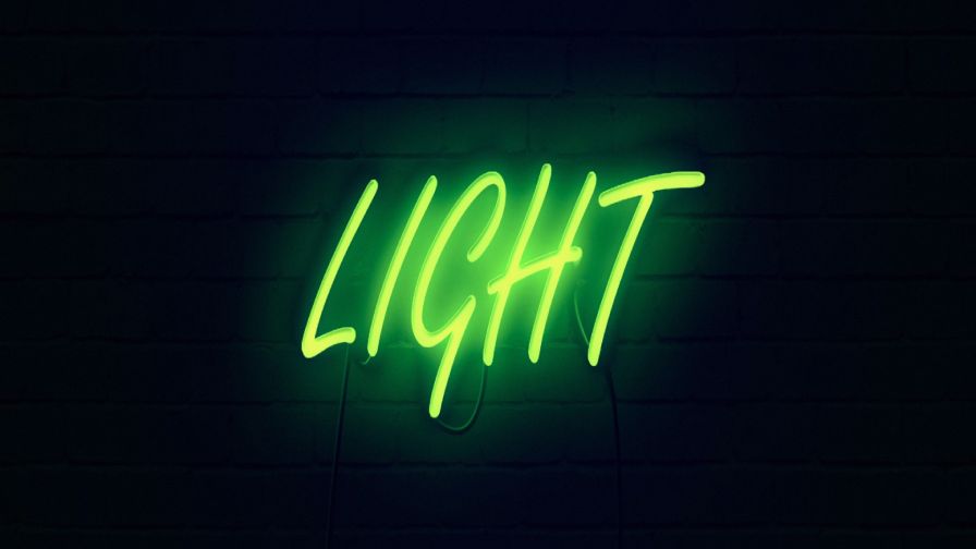 Green neon sign HD Wallpaper