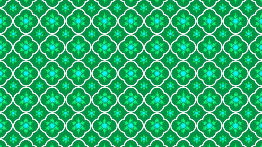 Green ornament HD Wallpaper