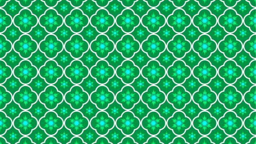 Green ornament HD Wallpaper