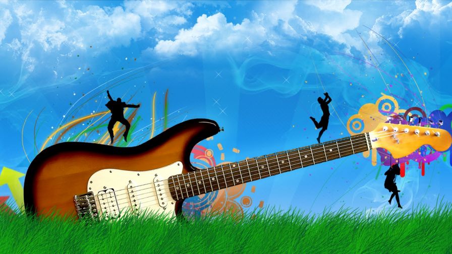 Guitar Art Wallpaper for Desktop and Mobiles