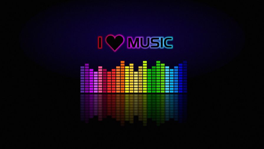 I love music HD Wallpaper