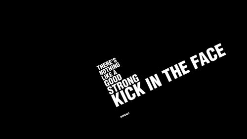 Kick in the face HD Wallpaper