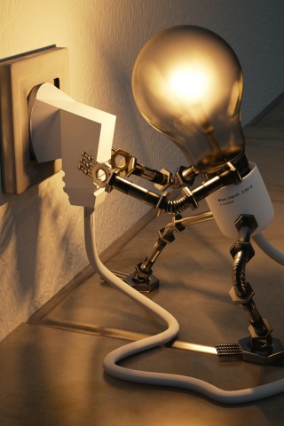 Lamp turn on it's self HD Wallpaper