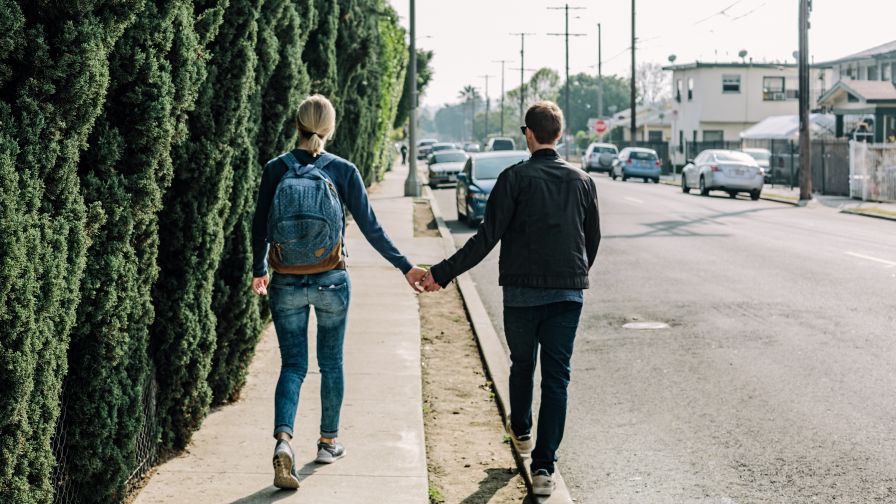 Lovers Holding Hands Wallpaper for Desktop and Mobiles