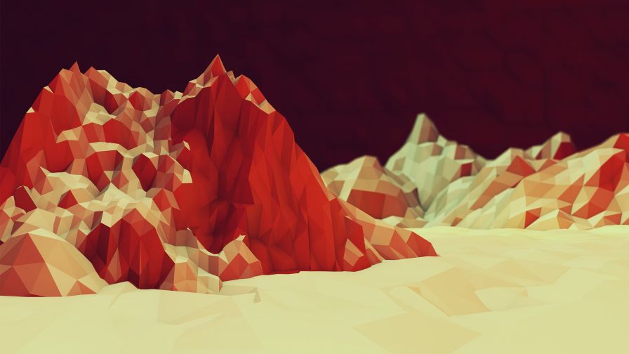 Low poly HD Wallpaper