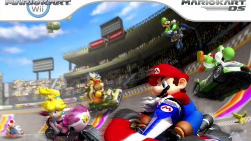 Mario Kart Wii Luigi Circuit HD Wallpaper