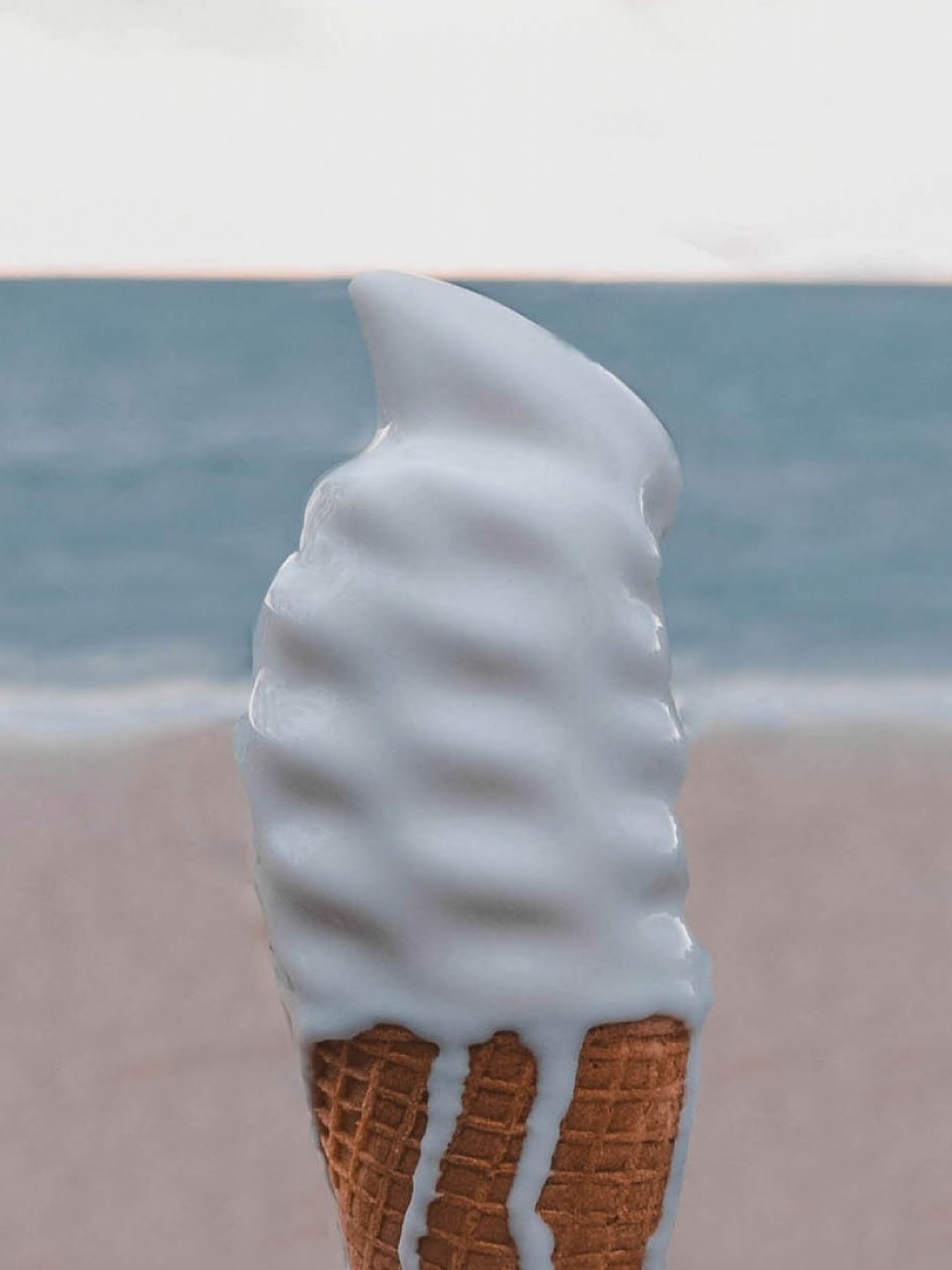 Melted ice cream HD Wallpaper