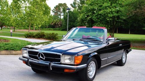 Mercedes-Benz 350SL Convertible 4.5L V8 HD Wallpaper