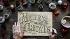 Merry Christmas Greeting Card HD Wallpaper