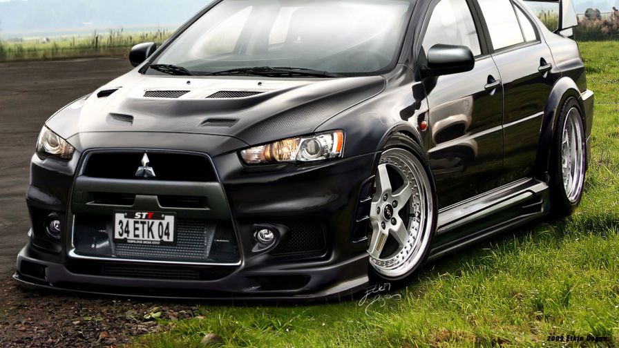 Mitsubishi Lancer Evolution X HD Wallpaper