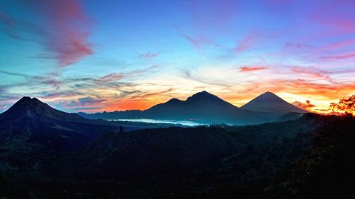 Mountains of Bali HD Wallpaper