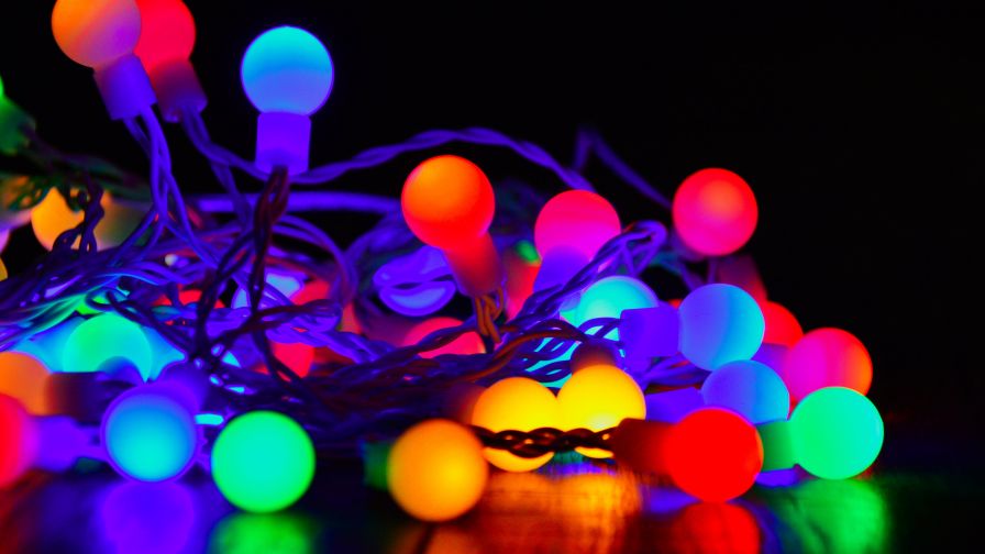 Multicolored Link Light Decor HD Wallpaper