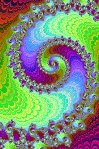 Multicolored optical illusion HD Wallpaper