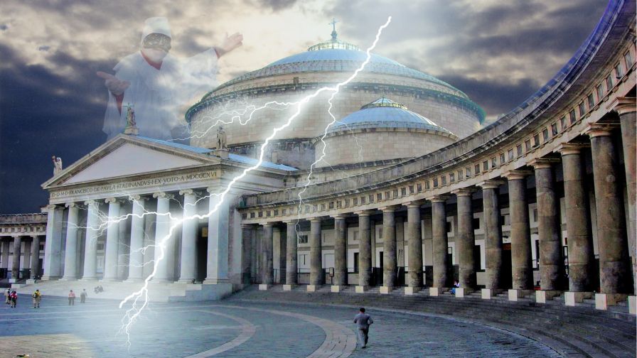 Napoli Piazza Del Plebiscito HD Wallpaper