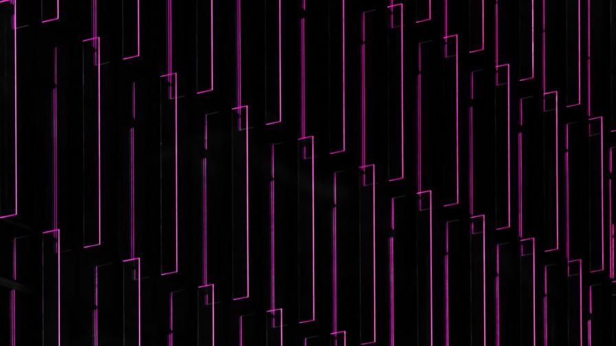 Neon geometric structure HD Wallpaper