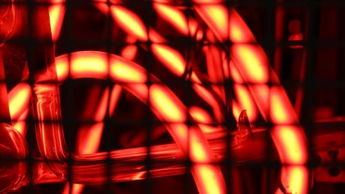 Neon lights lattice HD Wallpaper