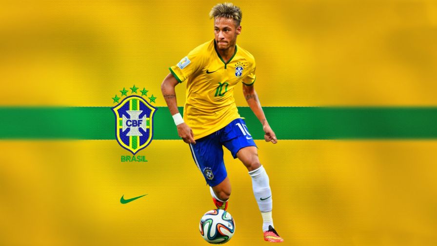 Neymar Brazil HD Wallpaper