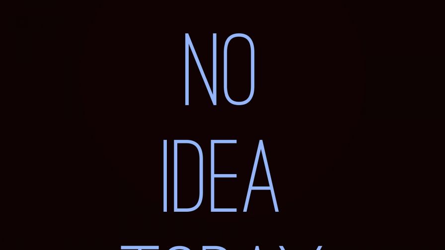 No idea HD Wallpaper