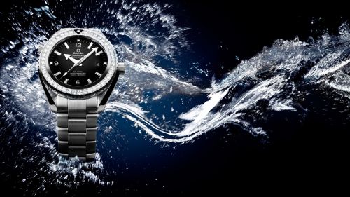 Omega Seamaster Planet Ocean Watch HD Wallpaper