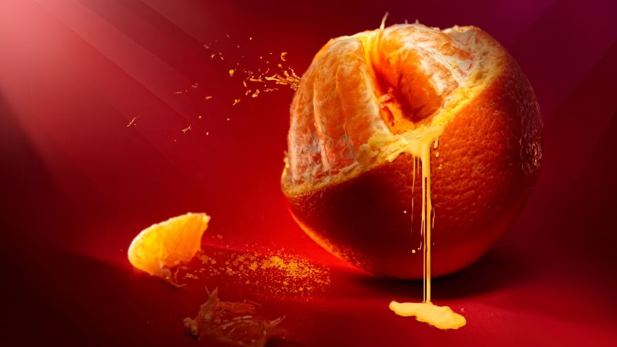 Orange Hd Wallpaper for Desktop and Mobiles