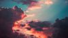 Overcast during the sunset HD Wallpaper