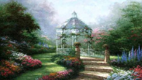 Path to Gazebo HD Wallpaper