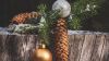 Pine Cones And Bauble HD Wallpaper