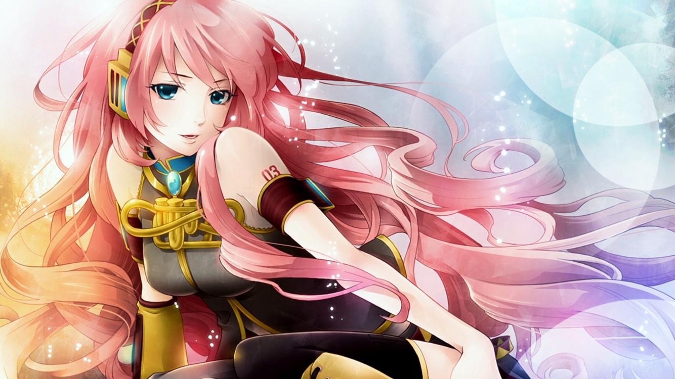 Pink Haired Anime Girl Wallpaper for Desktop and Mobiles