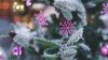 Pink Snowflake. Christmas Tree Decoration HD Wallpaper