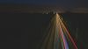 Railway lights at night HD Wallpaper