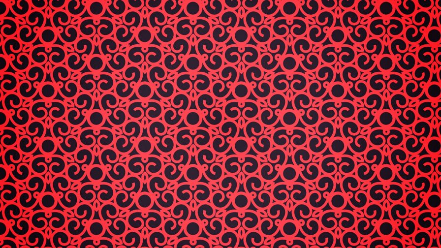 Red and white patterns HD Wallpaper