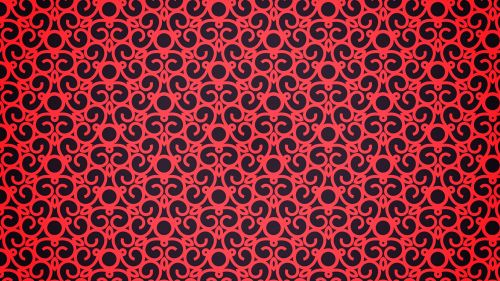 Red and white patterns HD Wallpaper