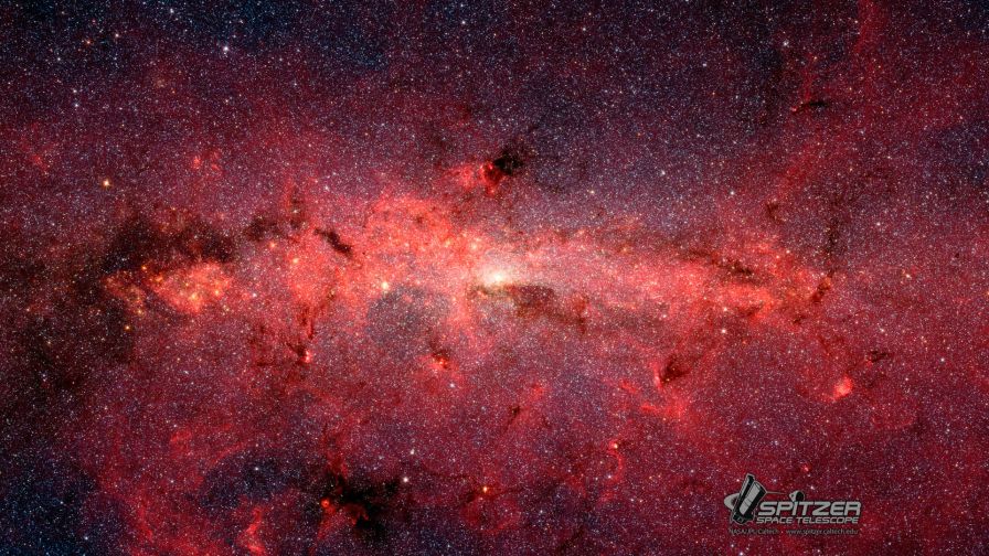 Red Galaxy HD Wallpaper