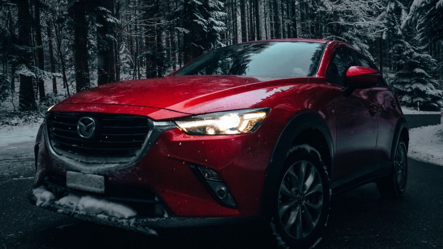 Red Mazda 6 HD Wallpaper