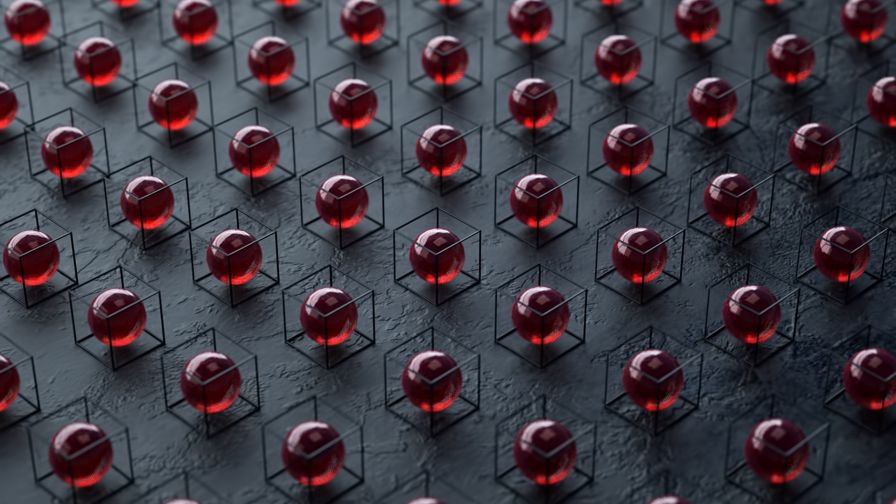 Red small balls HD Wallpaper