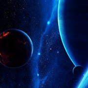 Satellites flying all over the universe HD Wallpaper