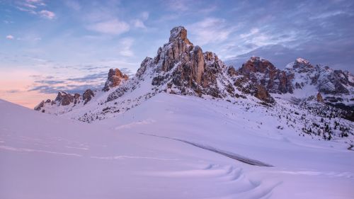 Snow Covered Mountains