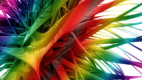 Spikes Coloured Wallpaper for Desktop and Mobiles