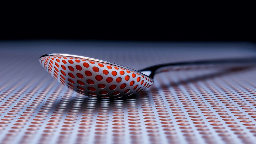 Spoon on the table HD Wallpaper