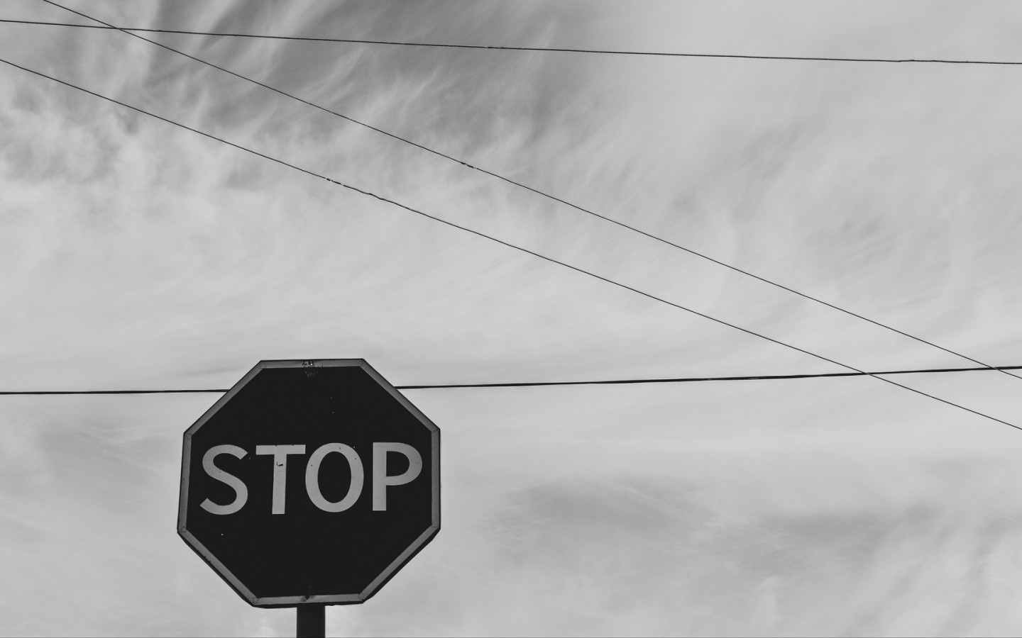 Stop sign HD Wallpaper