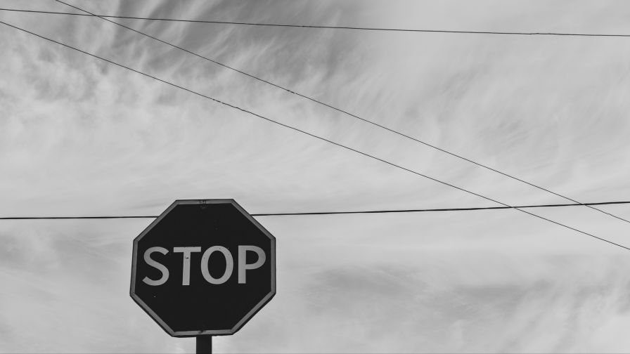 Stop sign HD Wallpaper