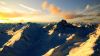 Swiss Alps drone image HD Wallpaper