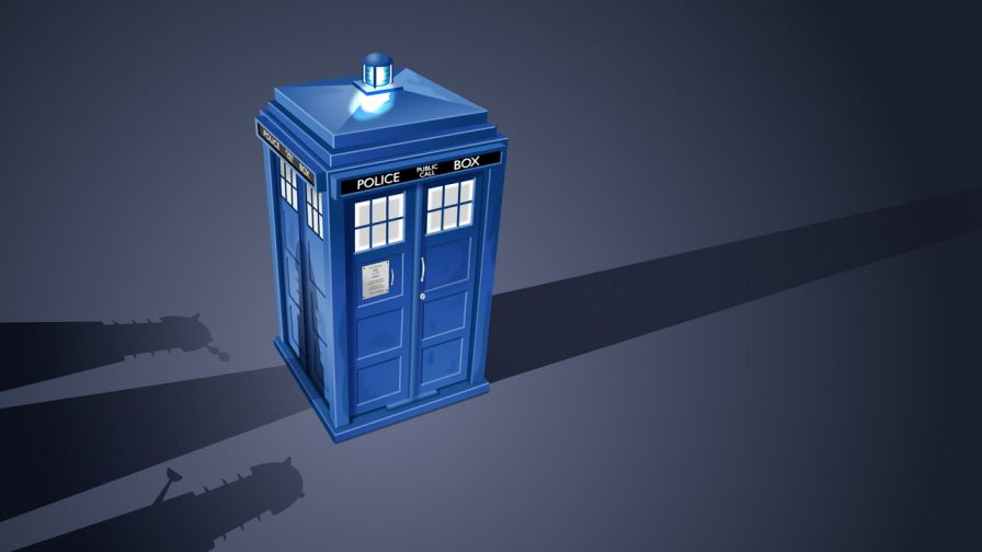 Tardis Van Gogh HD Wallpaper