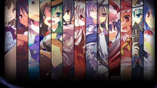 Touhou Japanese Animation HD Wallpaper