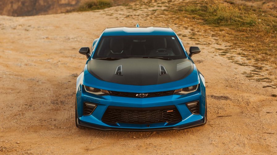 Tuned blue Chevrolet HD Wallpaper