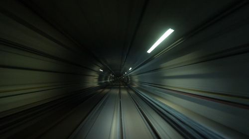 Tunnel long exposure HD Wallpaper