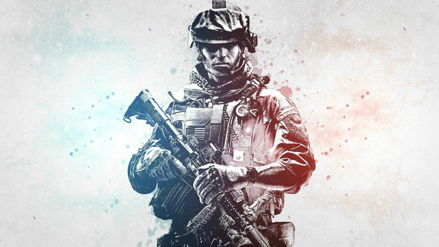 Ultra Gaming Soldier Full Hd Wallpaper for Desktop and Mobiles